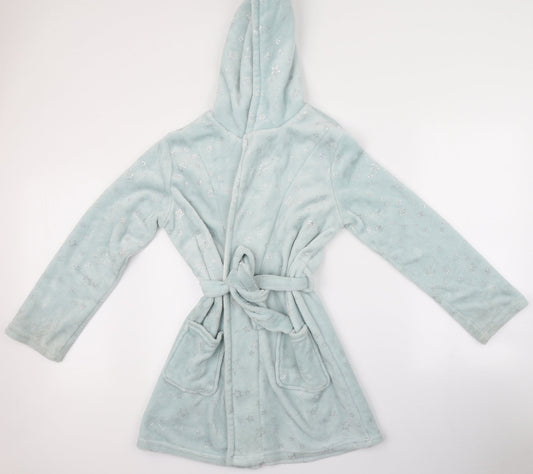 New Look Girls Blue Geometric  Kimono Robe Size M