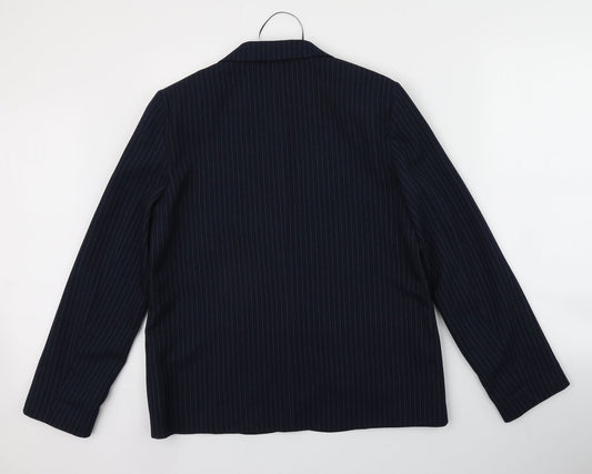 Topshop Womens Blue   Jacket Suit Jacket Size 12