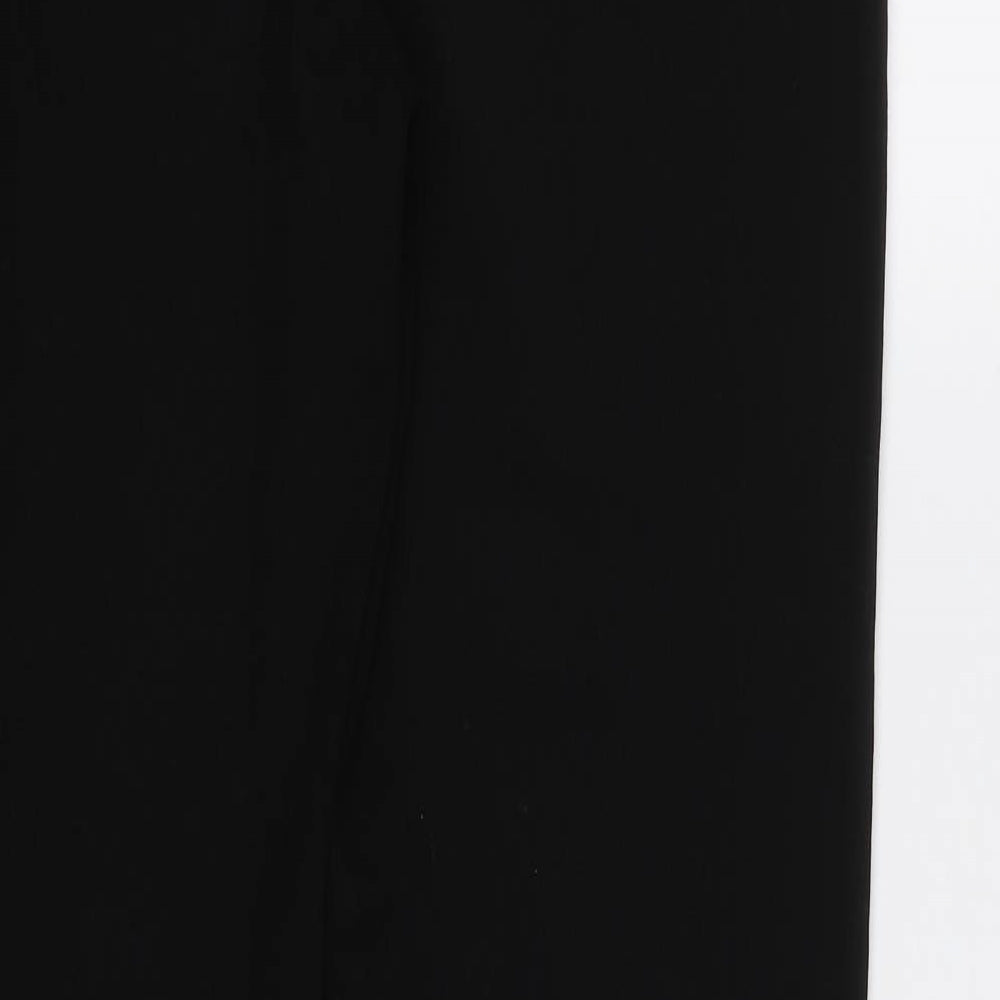 M&S Womens Black   Dress Pants Trousers Size 12 L32 in