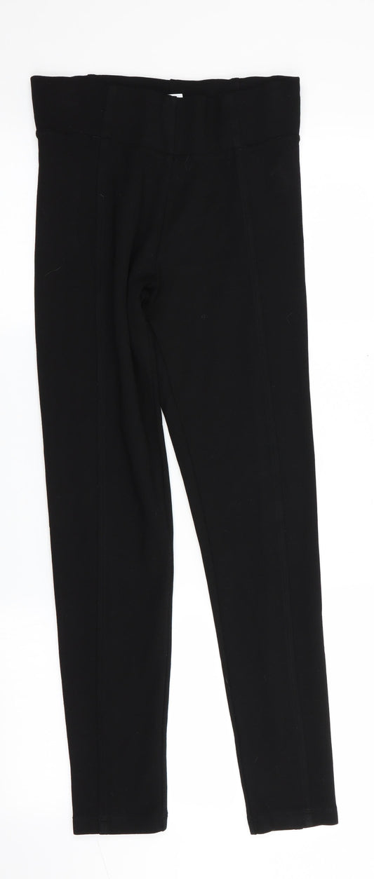 Via Appia Womens Black   Jegging Leggings  L28 in - Deep Elastic Waistband