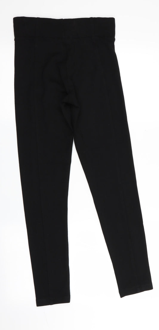 Via Appia Womens Black   Jegging Leggings  L28 in - Deep Elastic Waistband