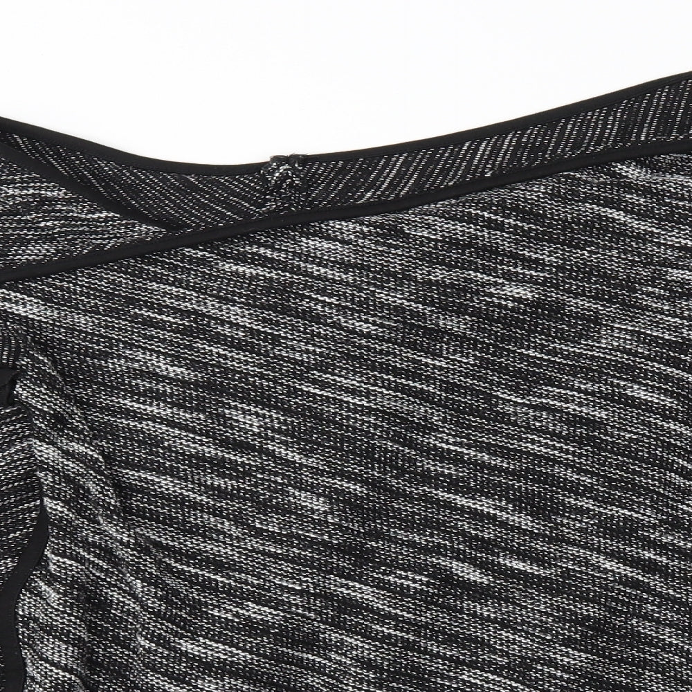BHS Womens Grey   Wrap Jumper Size 16