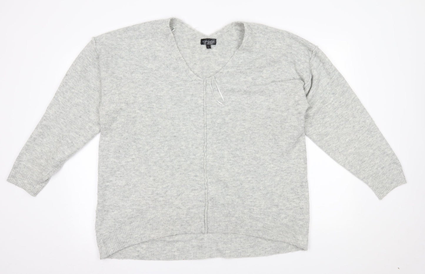 Topshop Womens Grey   Pullover Jumper Size 14