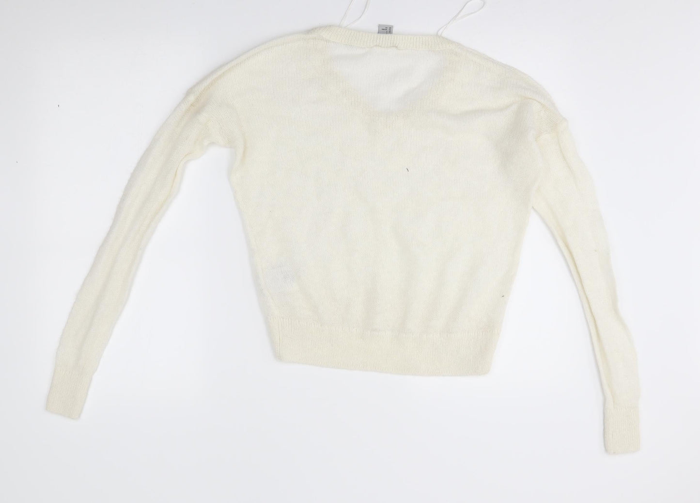 H&M Womens Ivory   Pullover Jumper Size S