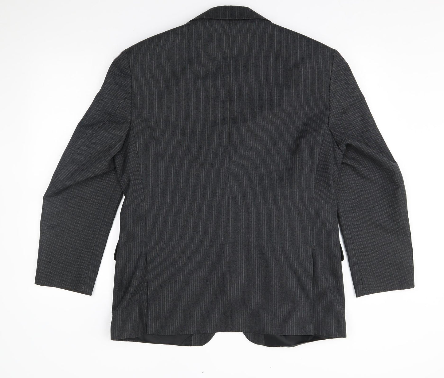 Pinstripe Mens Black Striped  Jacket Blazer