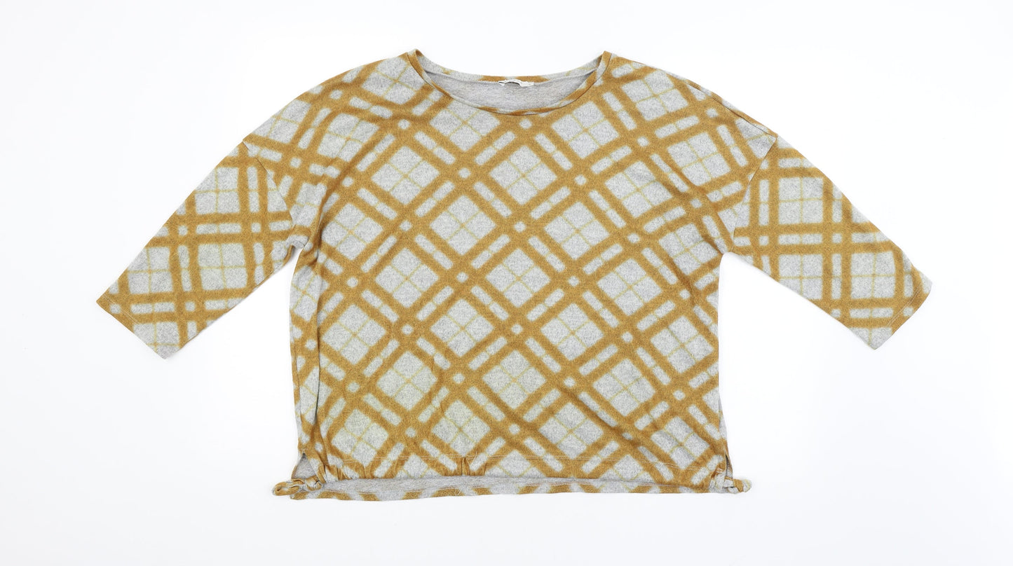 Papaya Womens Multicoloured Argyle/Diamond  Pullover Jumper Size 14