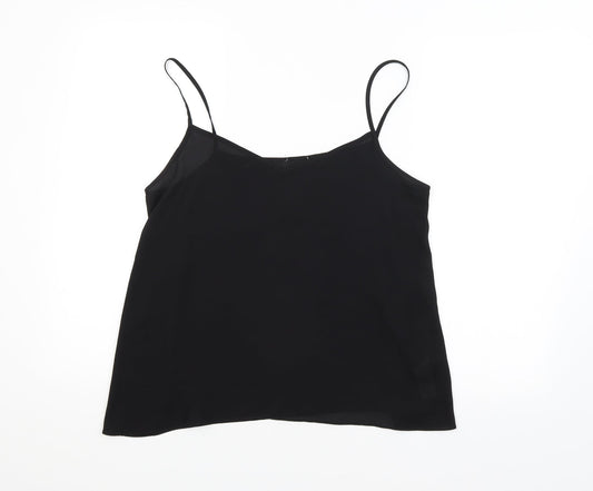 Preworn Womens Black   Basic T-Shirt Size 14