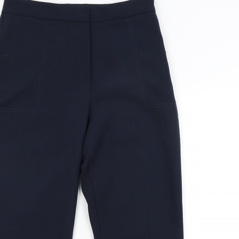 M&S Womens Blue   Trousers  Size 14 L26 in