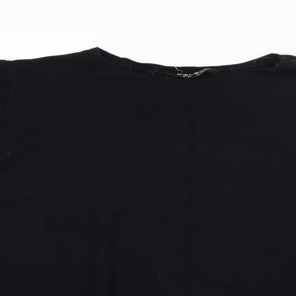 Select Womens Black   Pullover Jumper Size 14