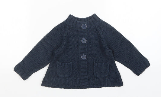 miniclub Baby Blue   Cardigan Jumper Size 9-12 Months