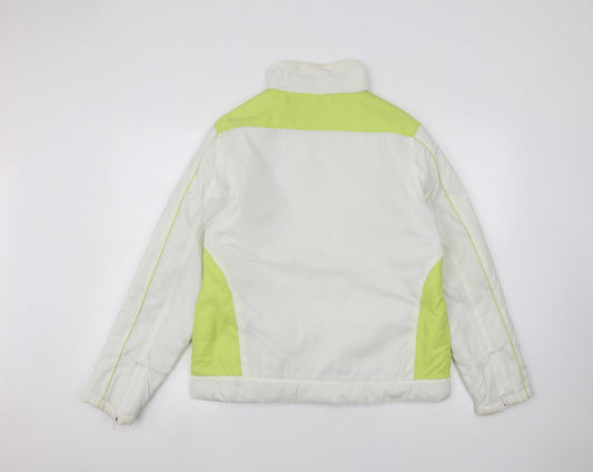 B-12 Womens White   Jacket  Size M