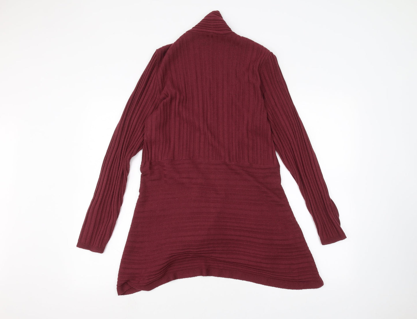 Preworn Womens Red   Cardigan Jumper Size 10