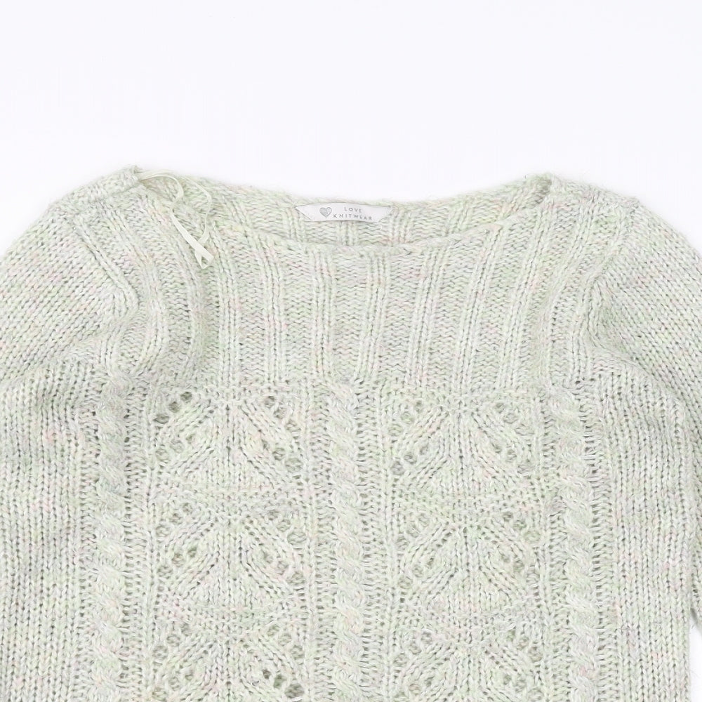BHS Womens Green   Pullover Jumper Size 10