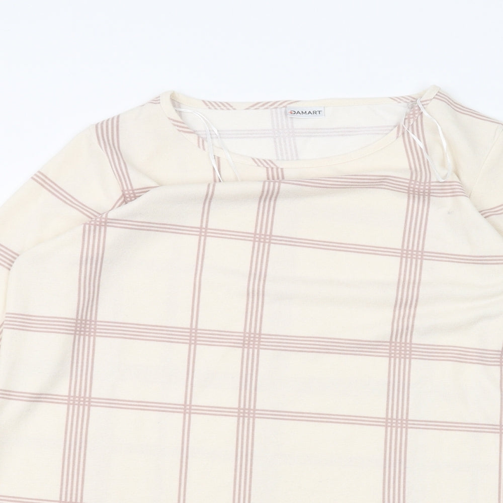 Damart Womens White   Pullover Jumper Size 14