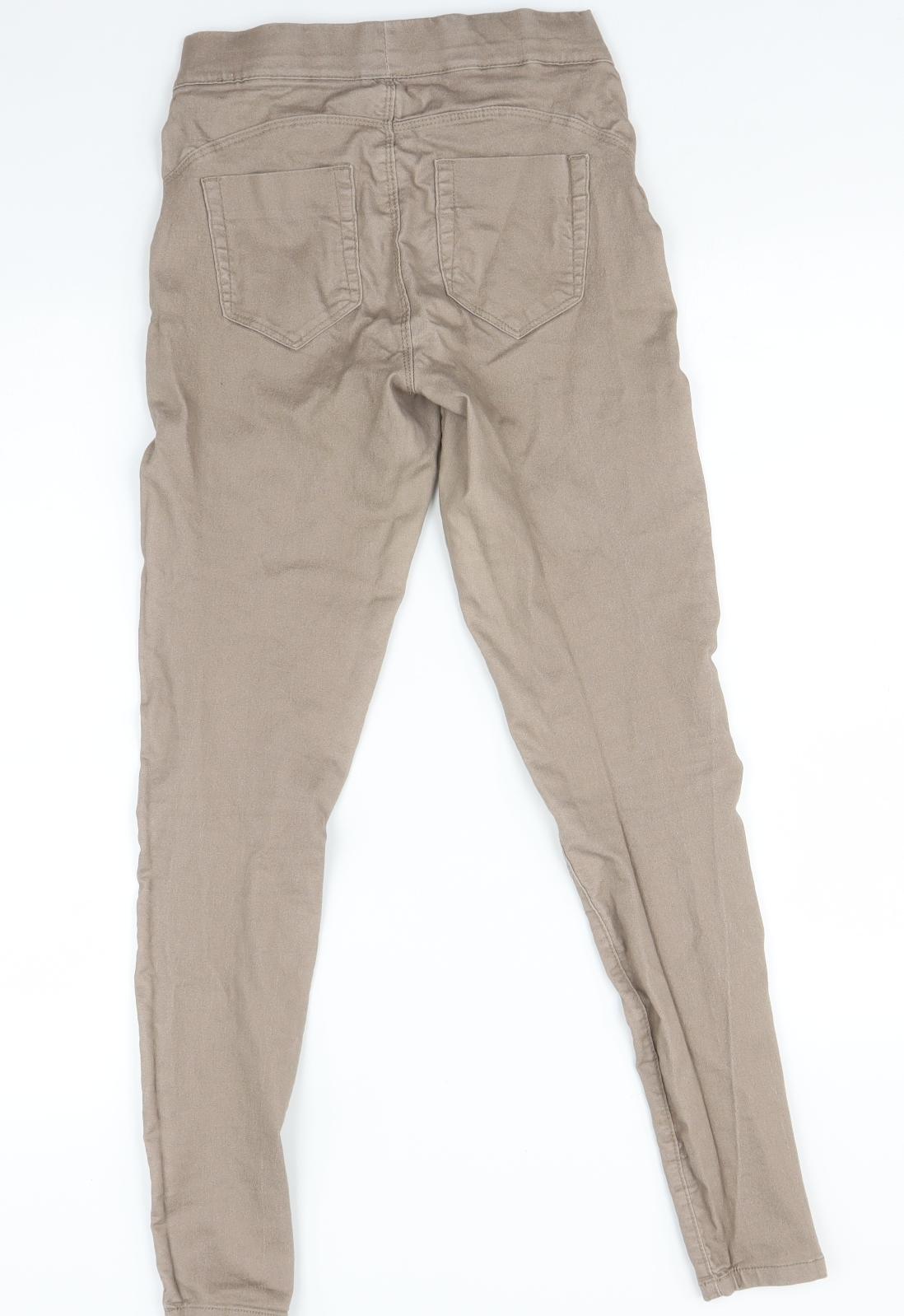 Atmosphere Womens Beige   Trousers  Size 8 L26 in