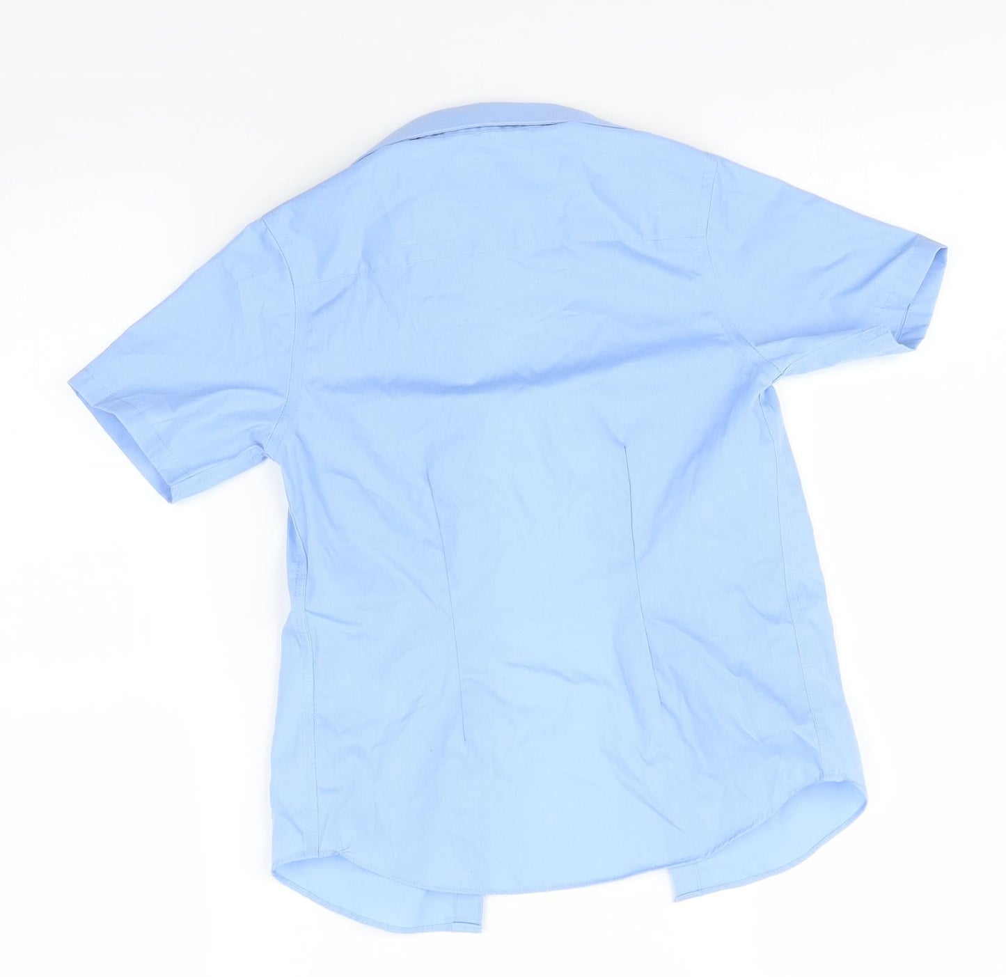 Marks and Spencer Boys Blue    Button-Up Size 5-6 Years  - School