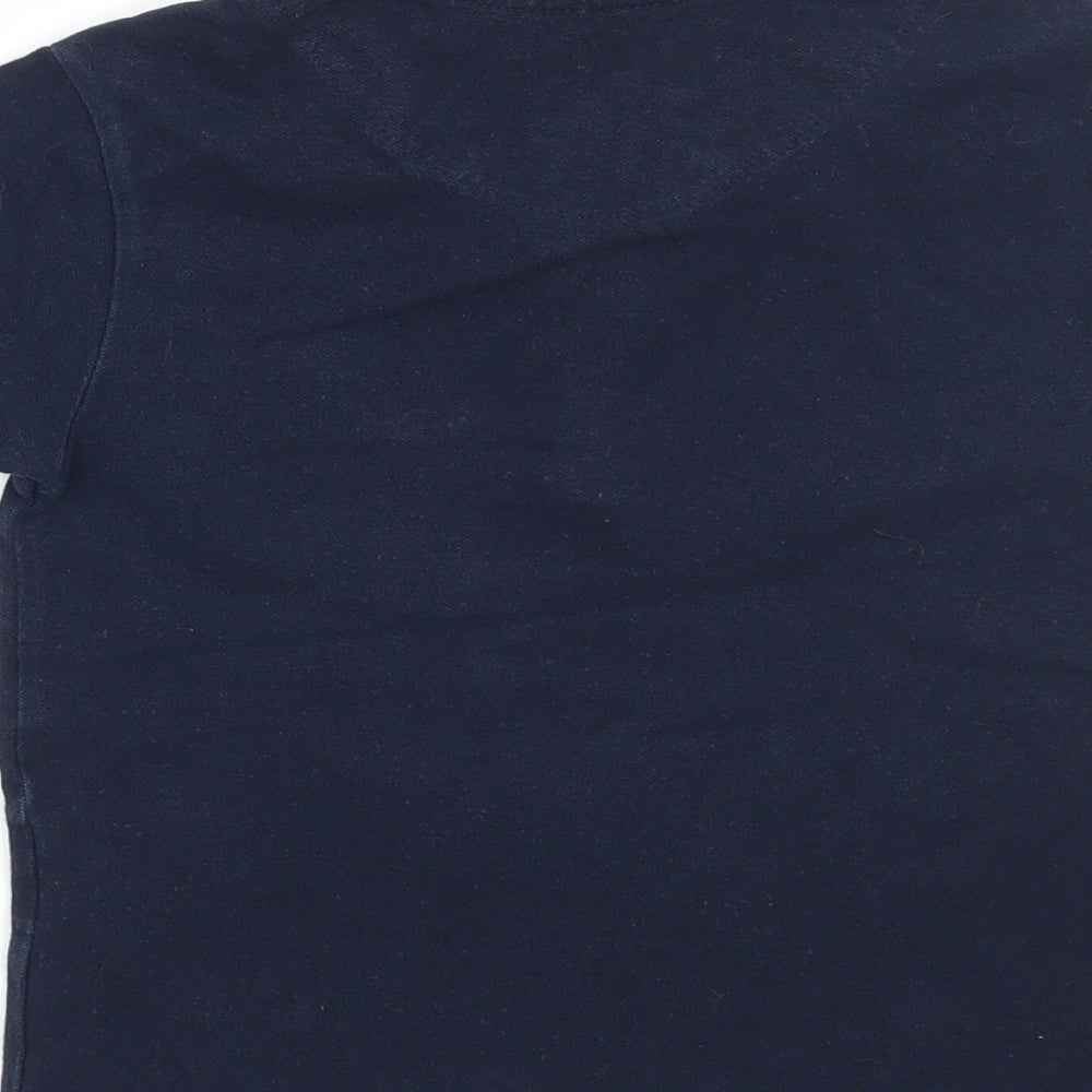The Spitalfields Shirt Co Boys Blue   Basic Polo Size 5-6 Years