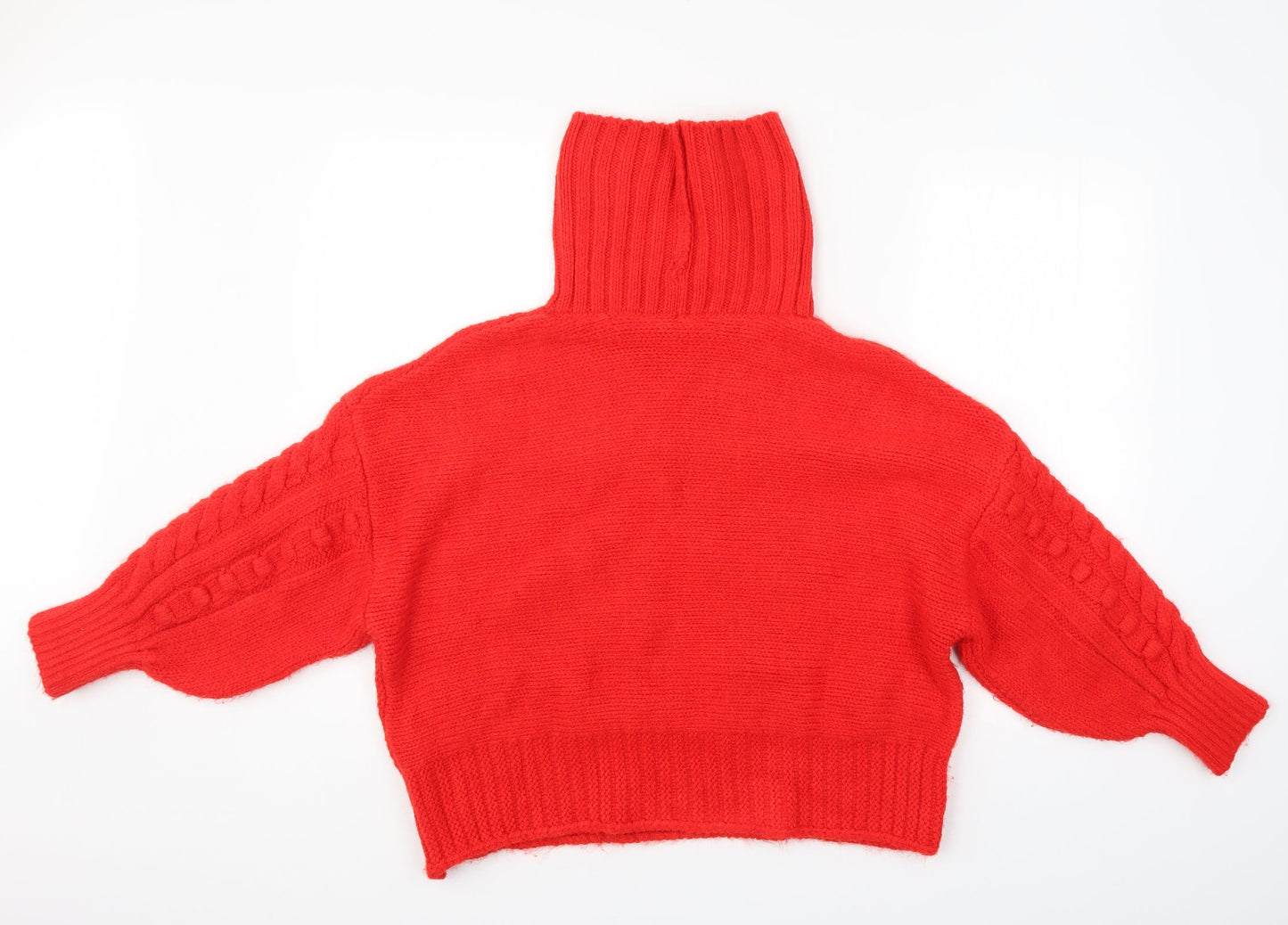George Womens Red   Henley Jumper Size L