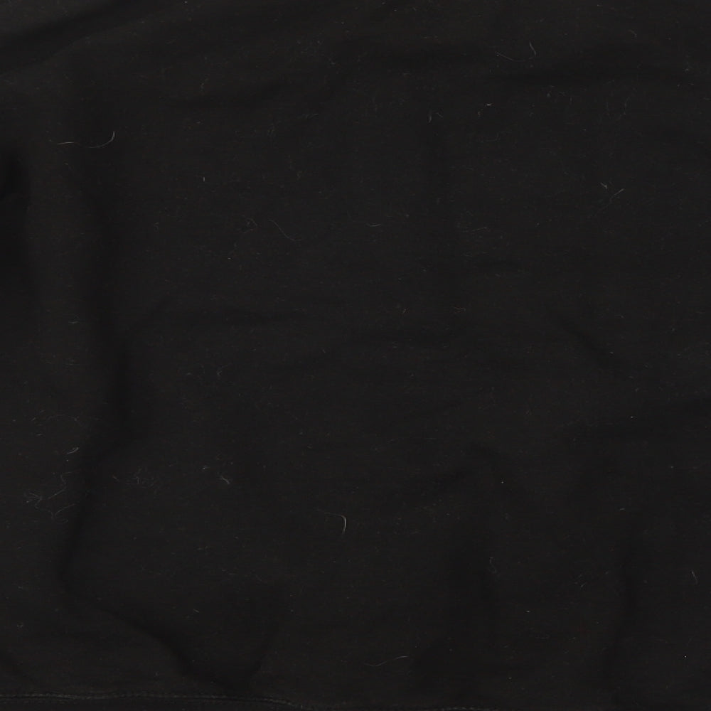 Just Hoods Mens Black   Pullover Sweatshirt Size M
