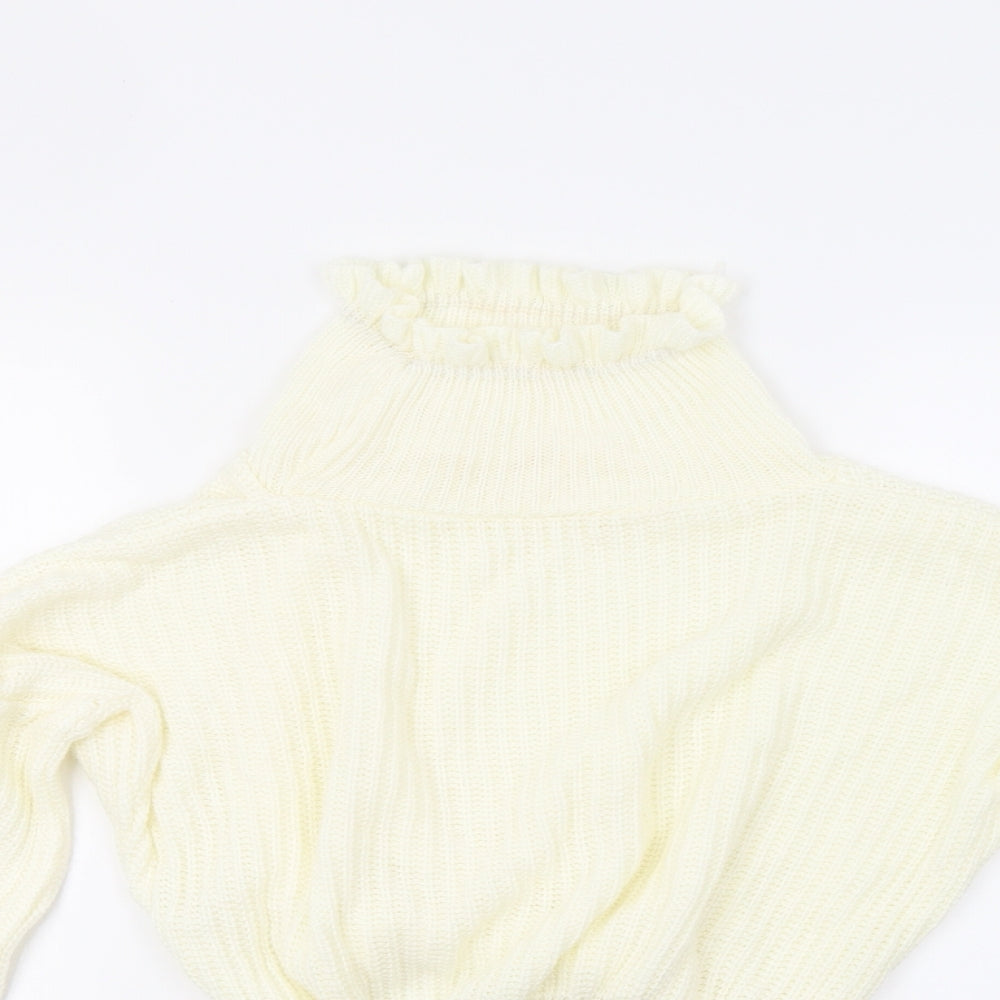 Preworn Womens Ivory  Knit Pullover Jumper Size S
