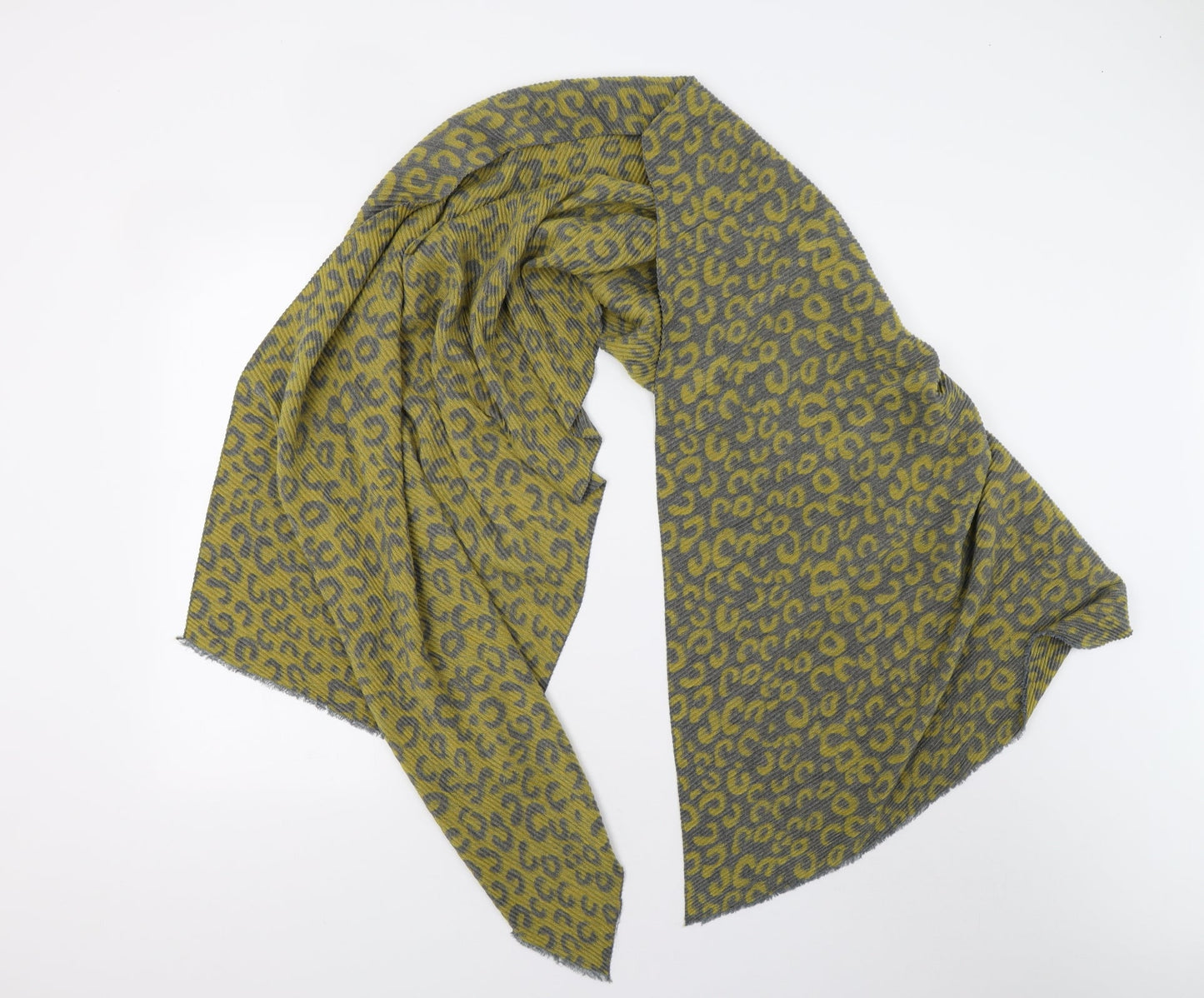 Preworn Womens Multicoloured Animal Print Knit  Scarf