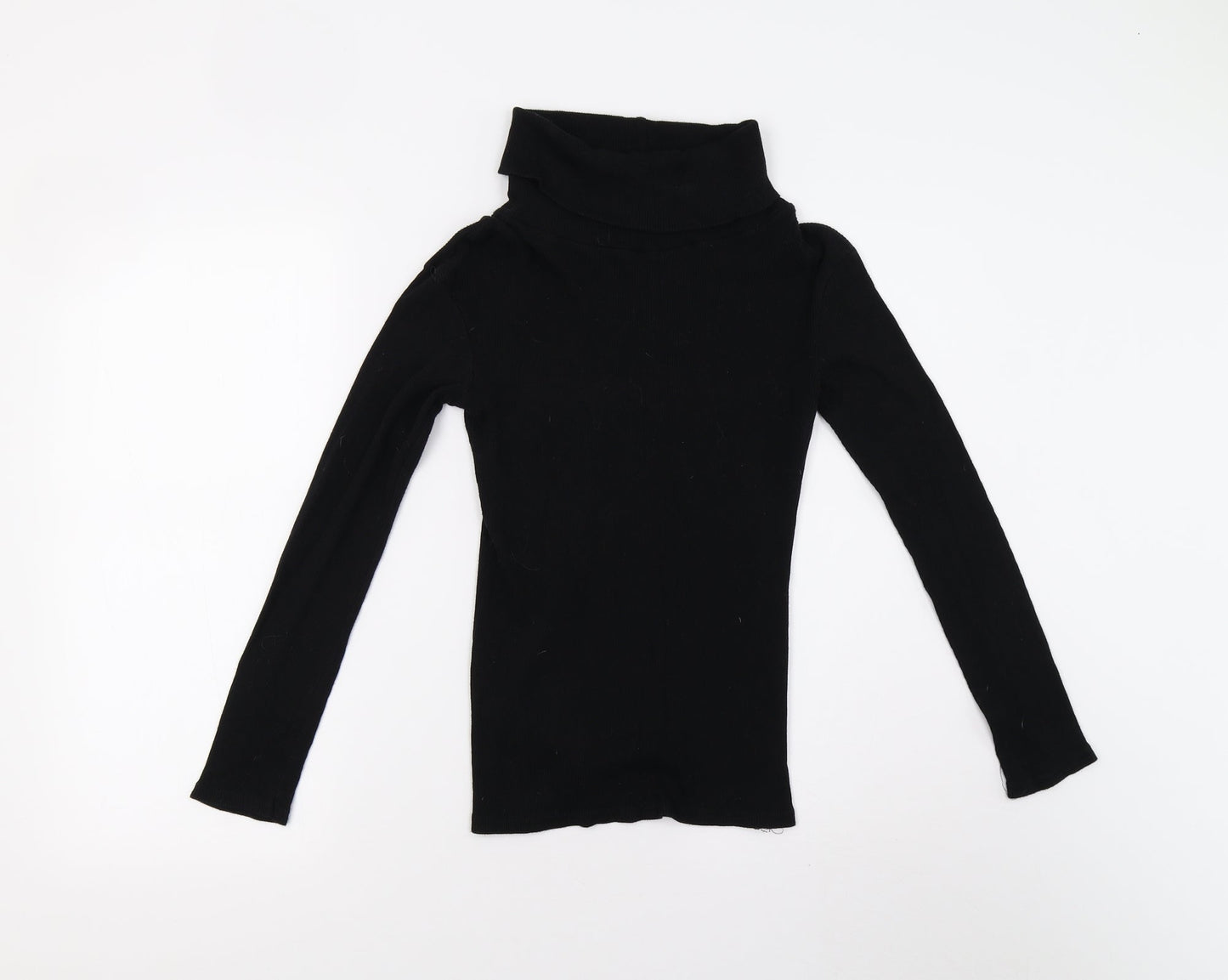 Preworn Womens Black  Knit Pullover Jumper Size M