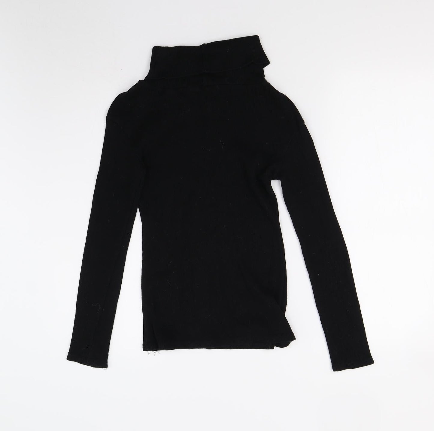 Preworn Womens Black  Knit Pullover Jumper Size M