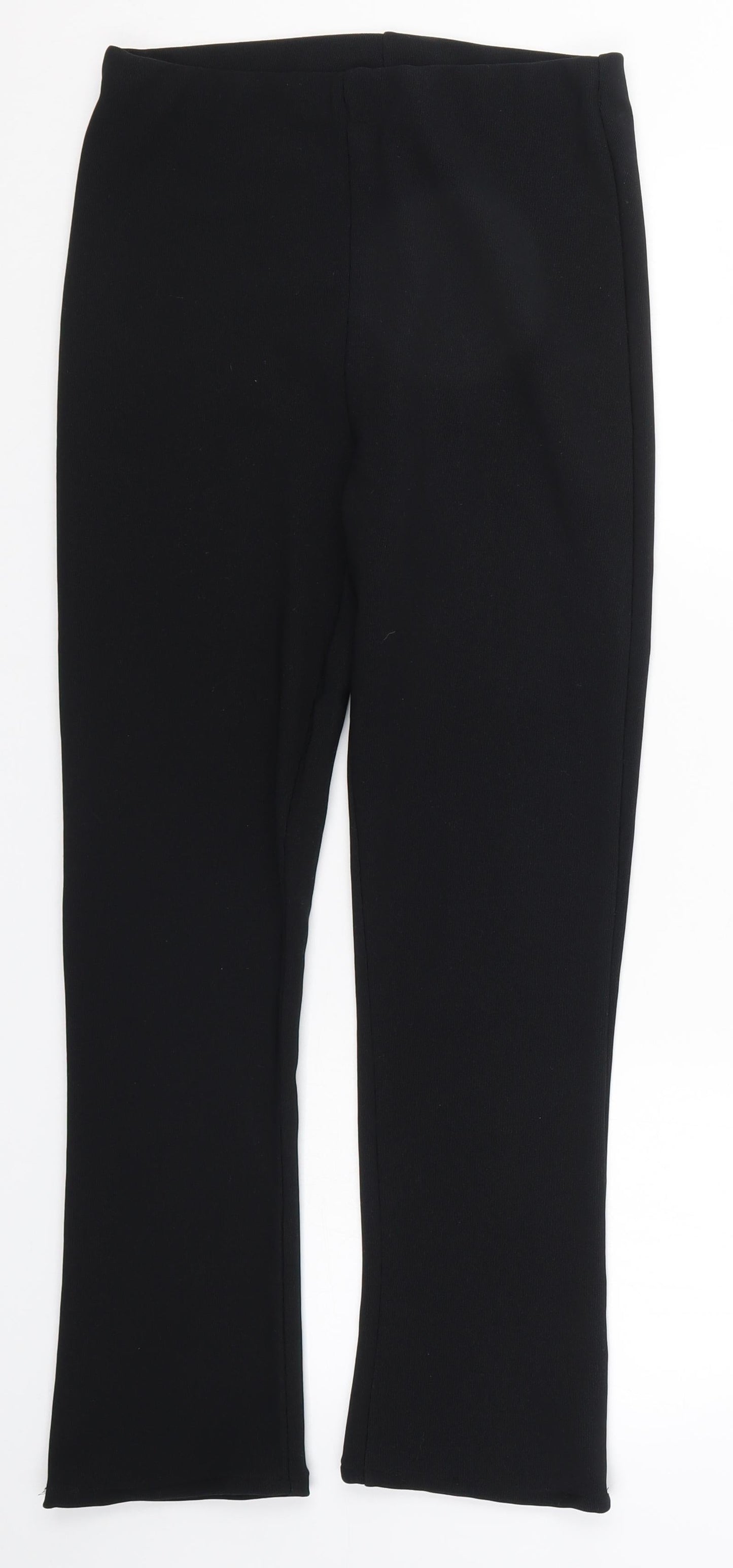Preworn Womens Black   Trousers  Size 8 L25 in
