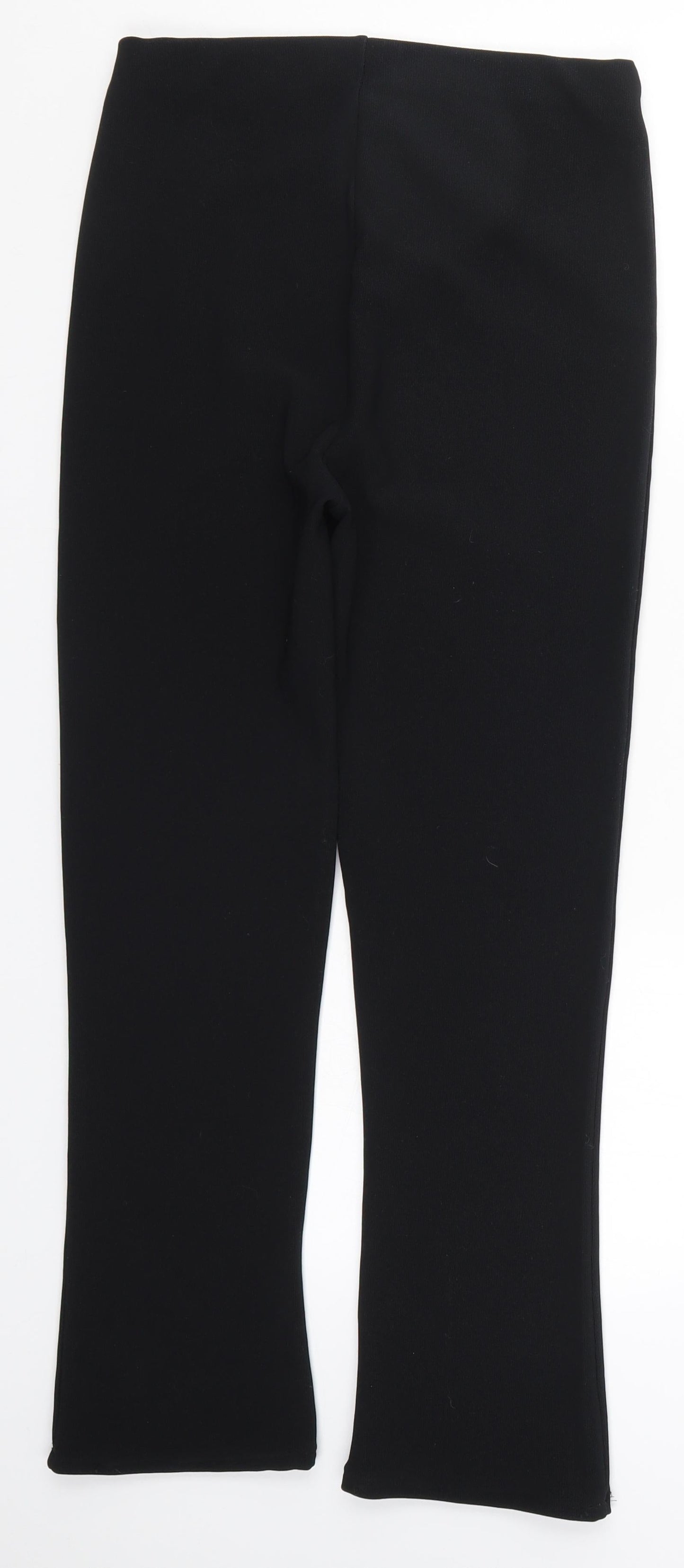 Preworn Womens Black   Trousers  Size 8 L25 in