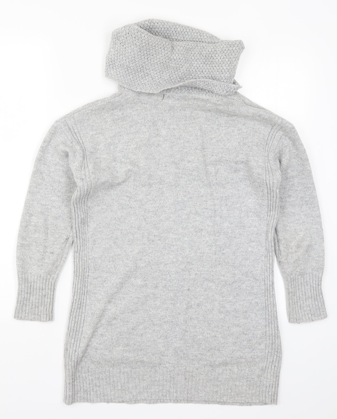 M&Co Womens Grey  Knit Pullover Jumper Size 10