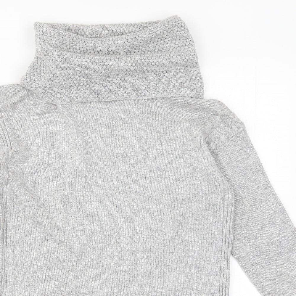 M&Co Womens Grey  Knit Pullover Jumper Size 10