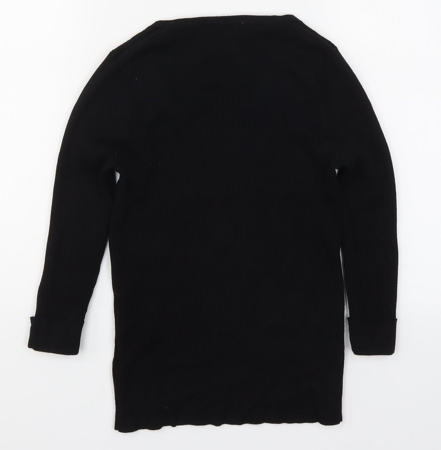 Marks and Spencer Womens Black  Knit Pullover Jumper Size 10