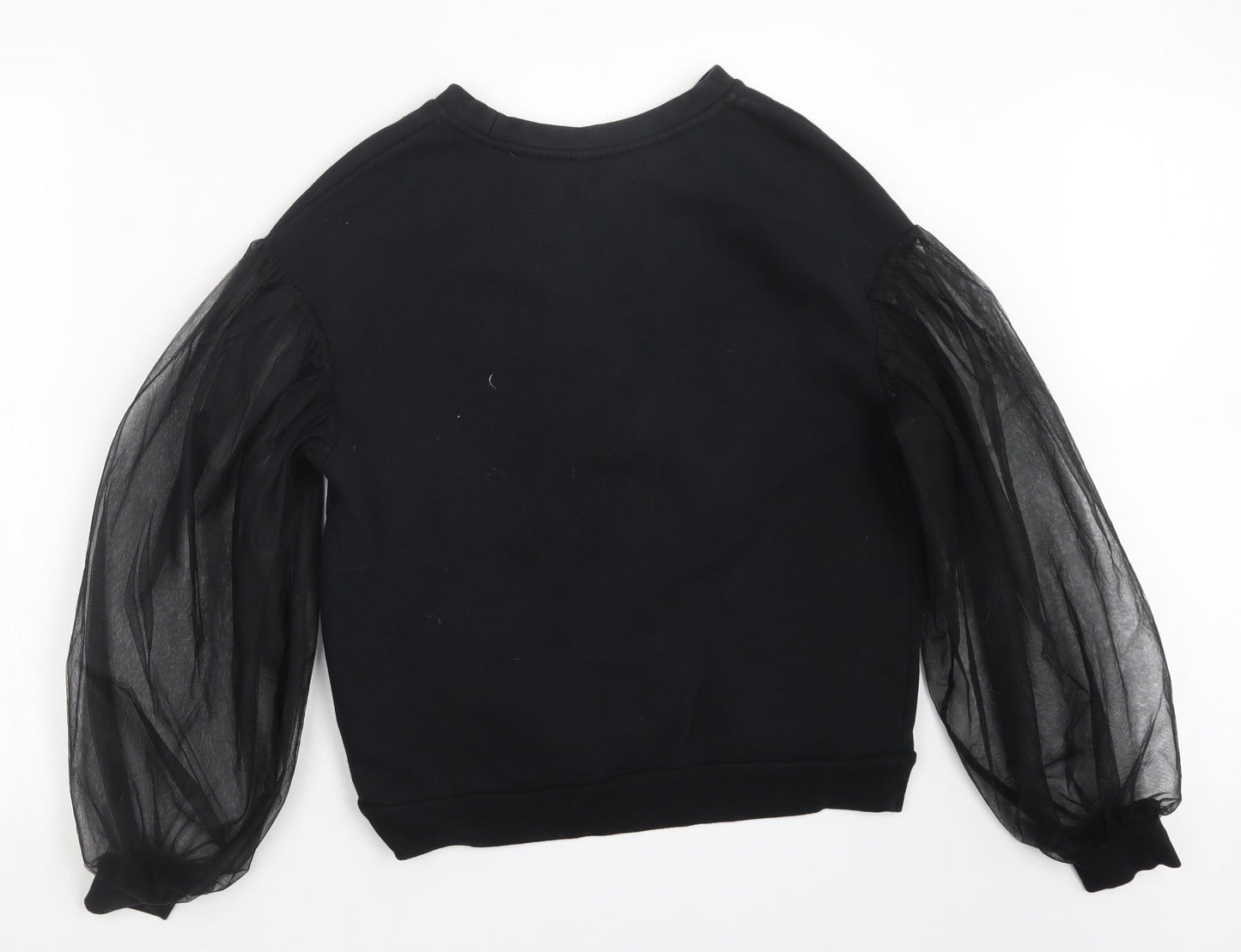 H&M Womens Black  Knit Pullover Jumper Size S