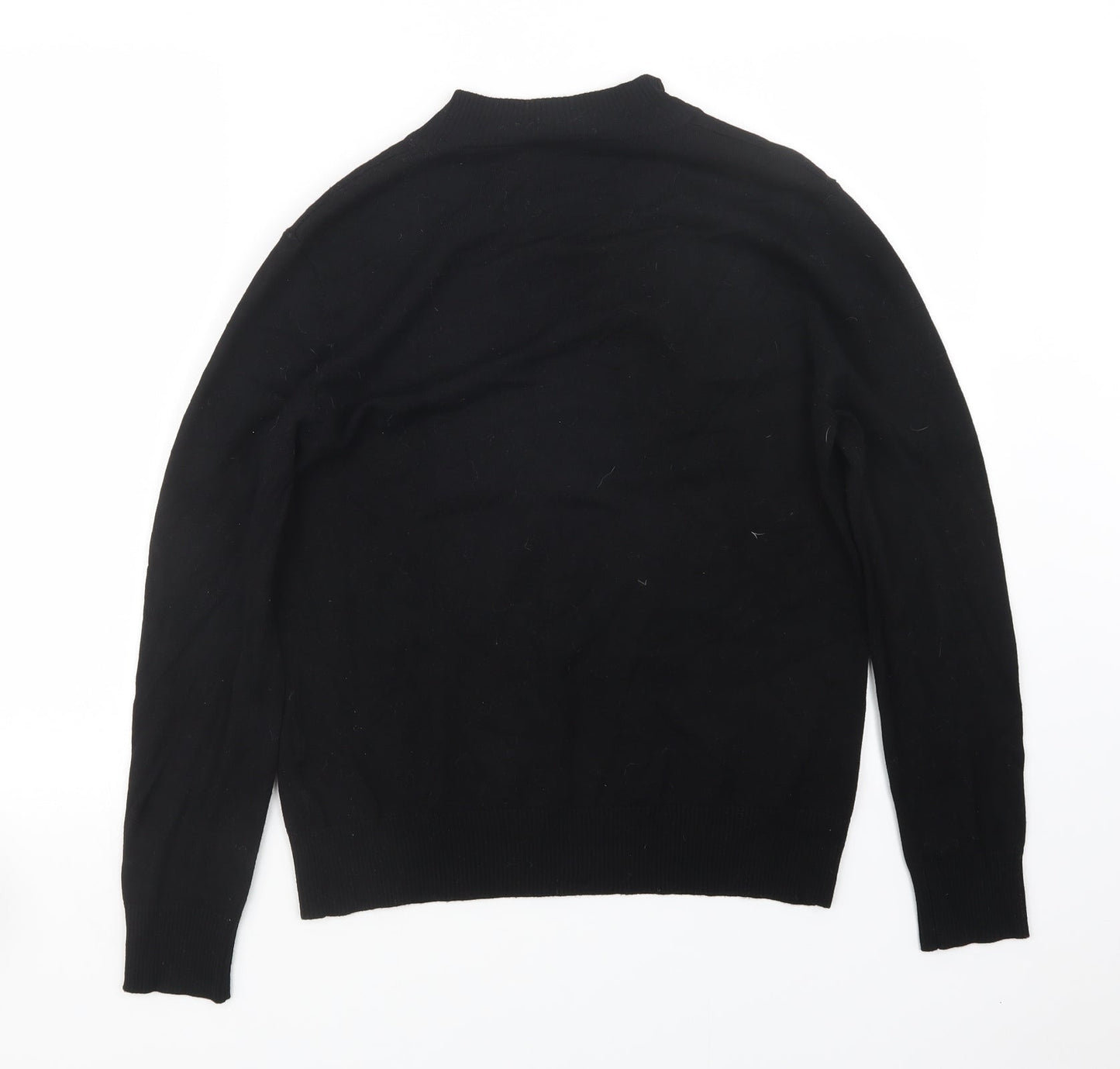 Casamia Womens Black  Knit Pullover Jumper Size M