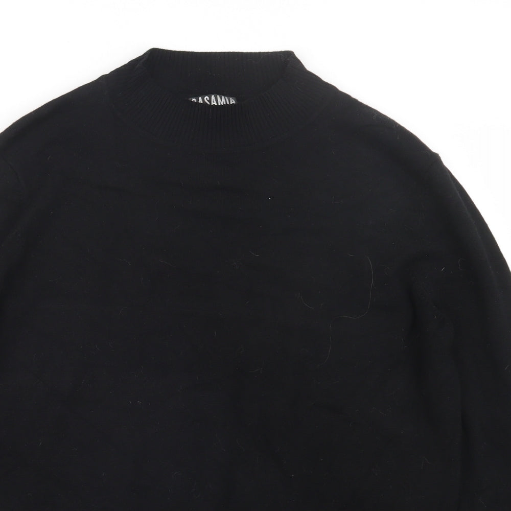 Casamia Womens Black  Knit Pullover Jumper Size M