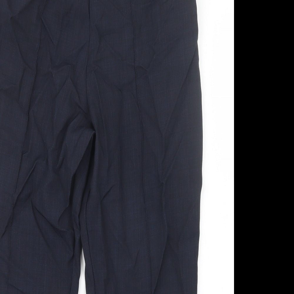 Marks and Spencer Womens Blue   Trousers  Size 14 L24 in