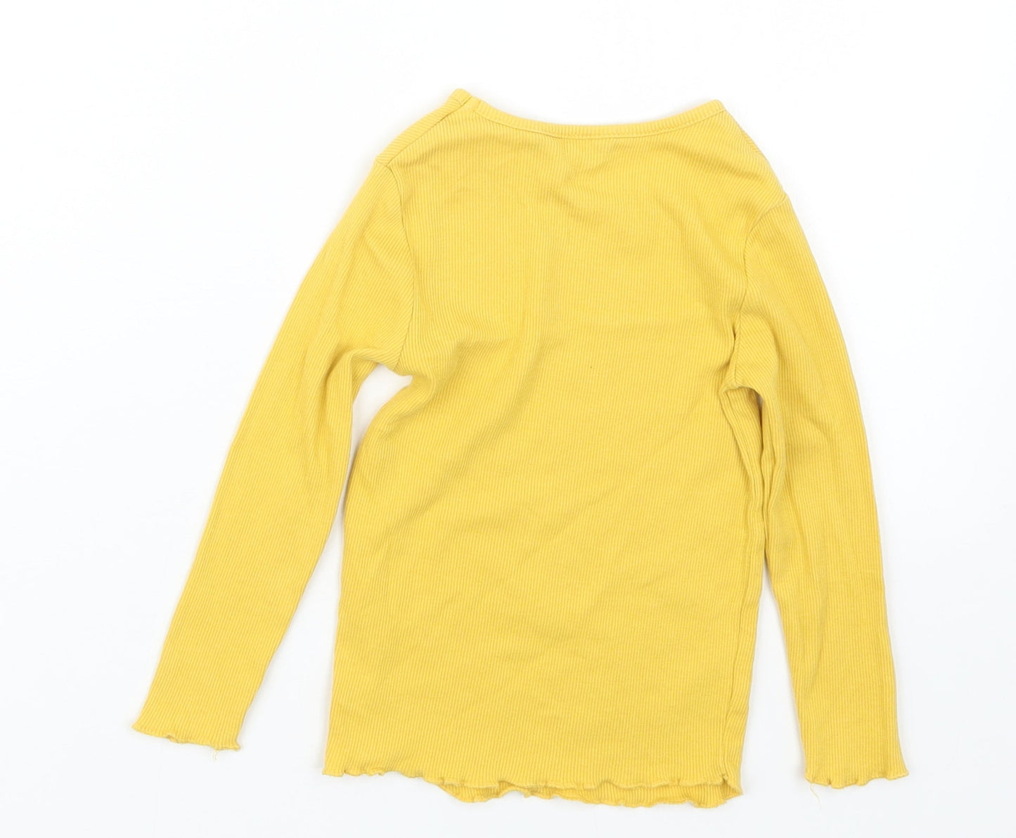 George Girls Yellow   Basic T-Shirt Size 2-3 Years