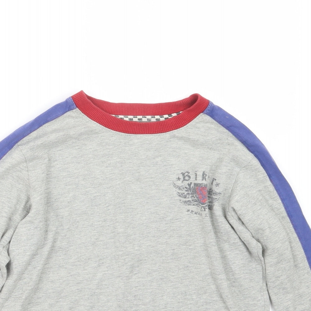 NEXT Boys Grey   Basic T-Shirt Size 5-6 Years