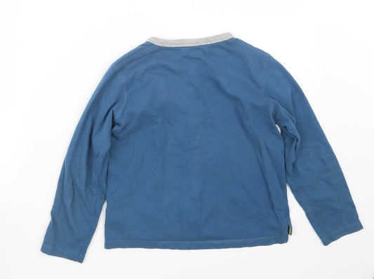 Blue Zoo Boys Blue   Basic T-Shirt Size 7-8 Years