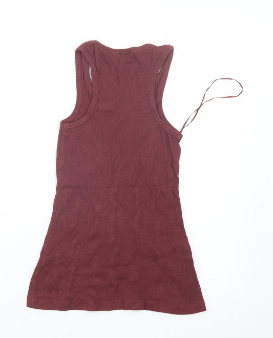 Select Womens Red   Basic Tank Size 8