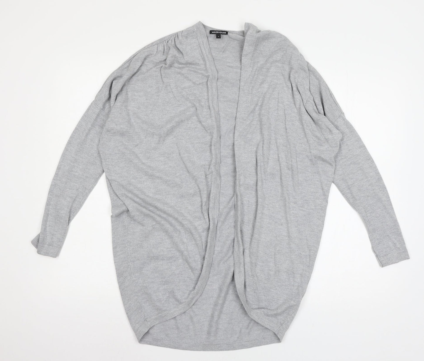 Warehouse Womens Grey  Knit Cardigan Jumper Size S