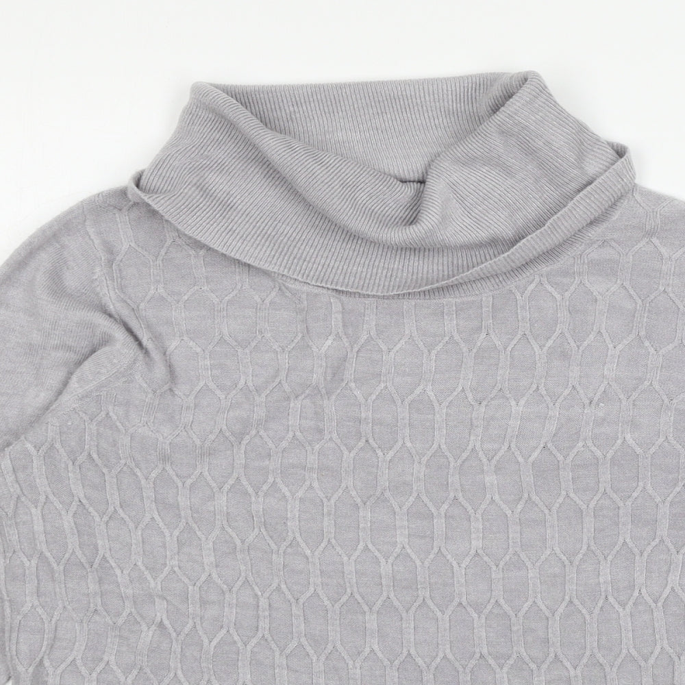 Bonmar Womens Grey  Knit Pullover Jumper Size 12