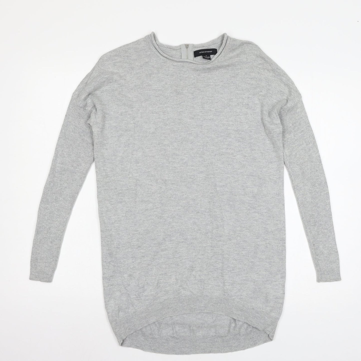 Atmosphere Womens Grey  Knit Pullover Jumper Size 6