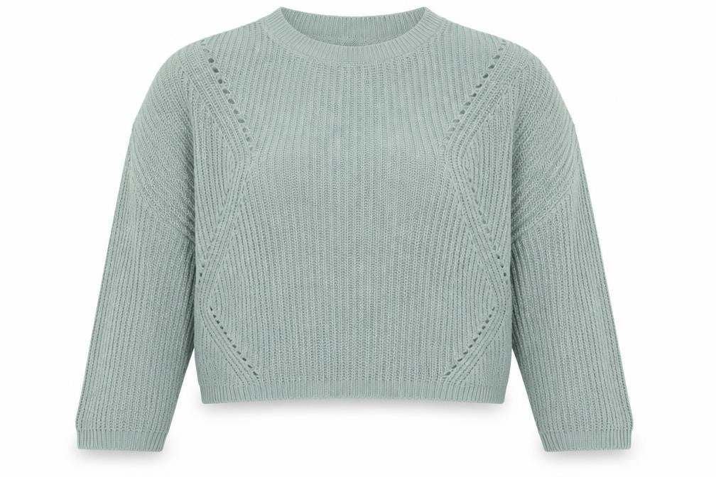 Peacocks Womens Green  Knit Pullover Jumper Size XL