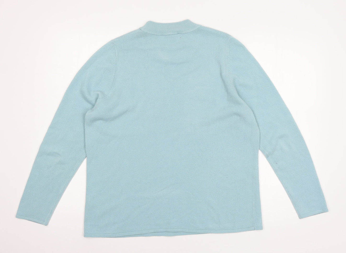 Bonmar Womens Blue  Knit Pullover Jumper Size 16