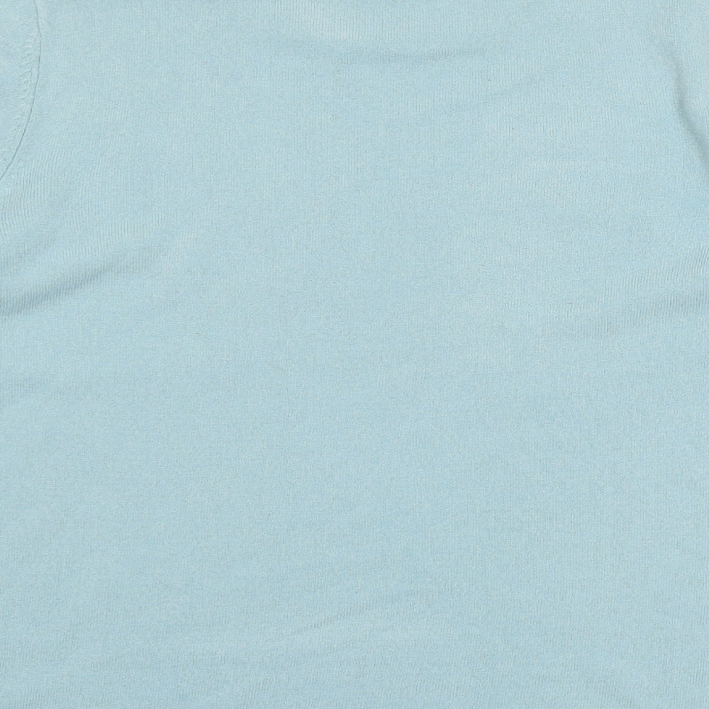 Bonmar Womens Blue  Knit Pullover Jumper Size 16