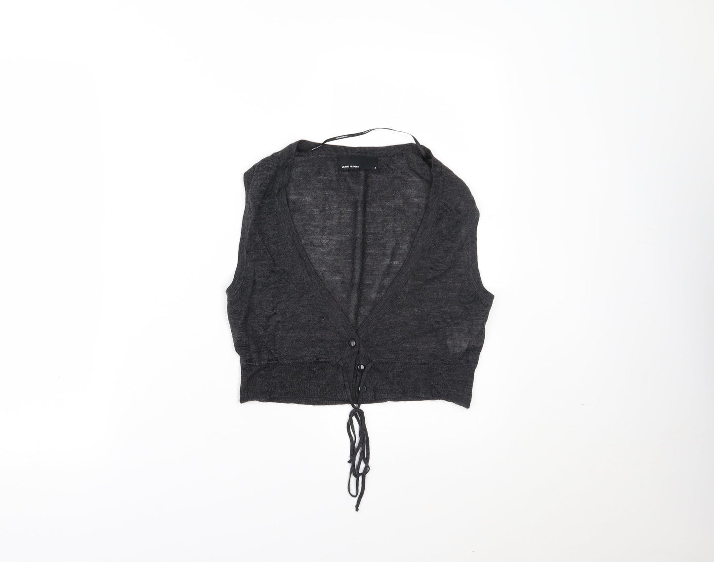 VERO MODA Womens Grey   Cardigan Jumper Size M