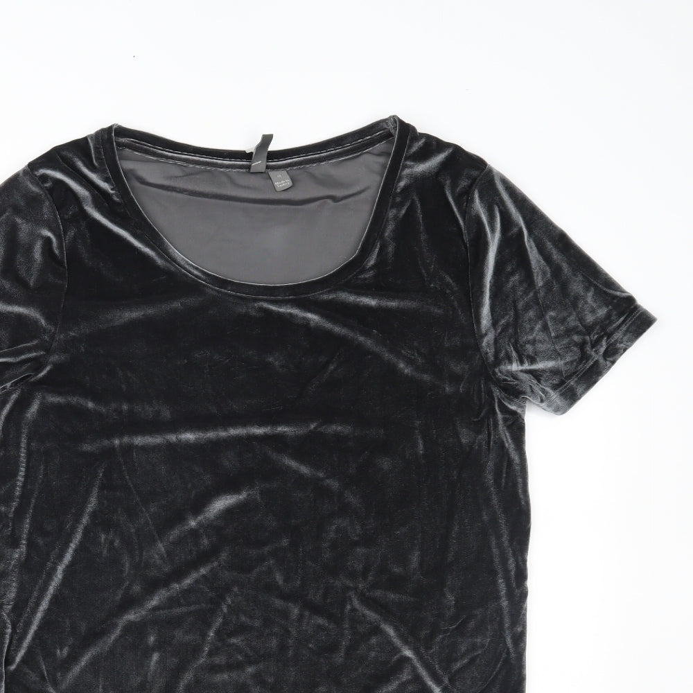 ASOS Womens Silver   Basic T-Shirt Size M