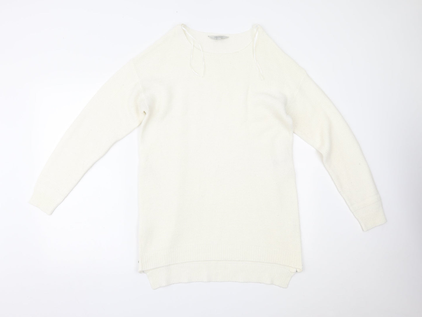 Peacocks Womens Ivory   Pullover Jumper Size M
