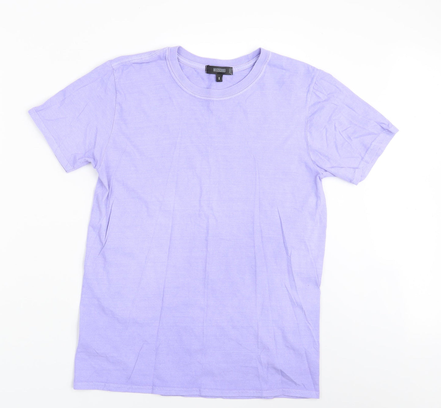 Missguided Womens Blue   Basic T-Shirt Size S